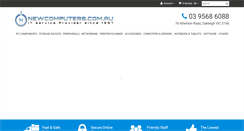 Desktop Screenshot of newcomputers.com.au